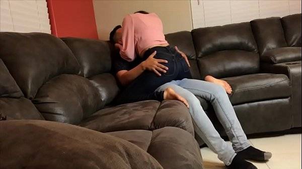 Gorgeous Girl gets fucked by Landlord in Couch …