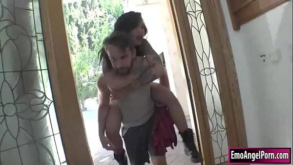 Asian slut Honey gets disciplined by Logans cock
