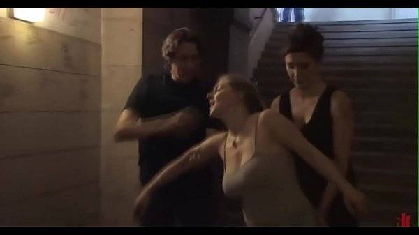 Beauty punished by husband and hooker