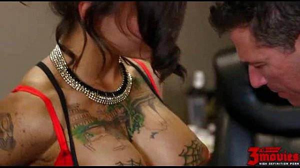 Tattoed Brunette Slut Fucked