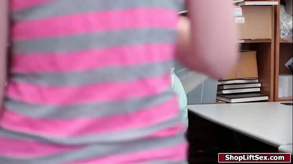 Stepsiblings fucked by security officer