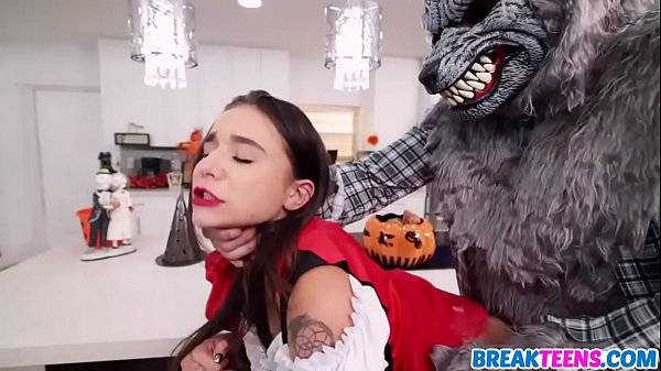 Teen Kharlie Stone Fucks On Halloween
