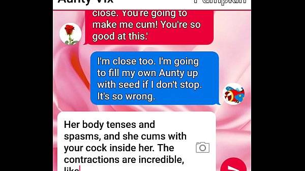 Aunty finally pops her Pumpkin’s cherry sexting