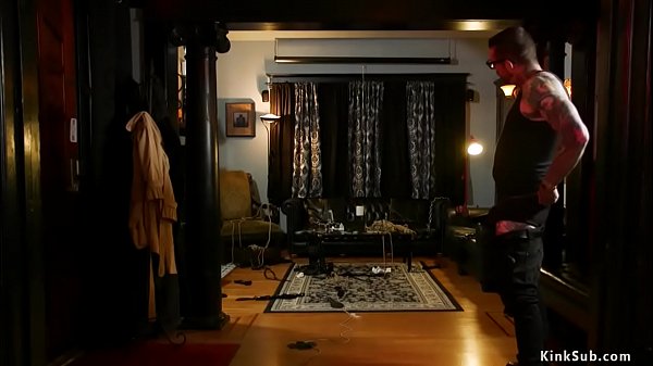 Alt master rough fucks busty slave