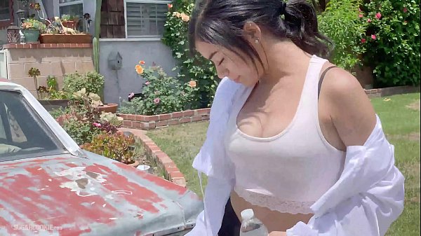 Savannah Sixx with perfect boobs fucks at home